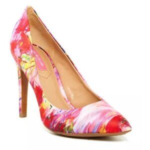 Isaac Mizrahi Multi-Color Watercolor Lamis Pumps - Size 7.5 Heels